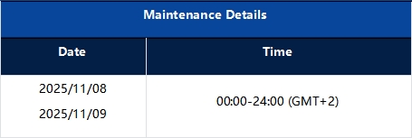 ประกาศแจ้งเตือนการอัปเกรดเซิร์ฟเวอร์